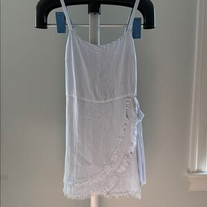 Le Lis - Light Blue Dress wrap dress with bow